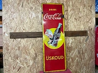 Reclamebord emaille coca cola - afbeelding 1 van  3