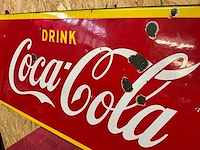 Reclamebord emaille coca cola - afbeelding 3 van  4
