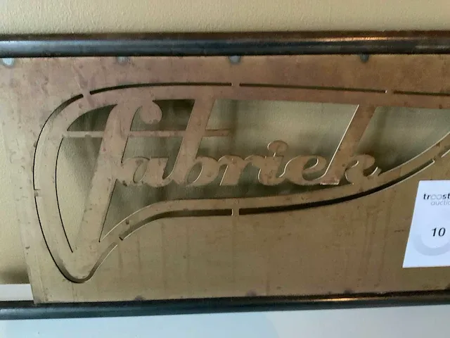 Reclamebord “fabriek” - afbeelding 2 van  2