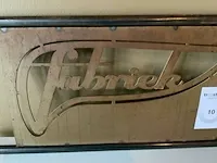 Reclamebord “fabriek” - afbeelding 2 van  2