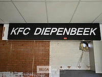 Reclamebord kfc diepenbeek - afbeelding 1 van  2