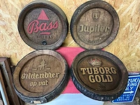 Reclameborden beer (4x) - afbeelding 1 van  6