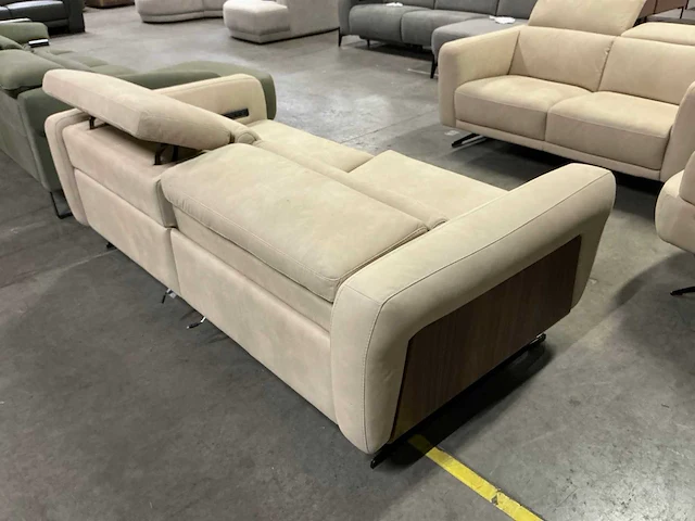 Recor lederen relaxsalon en draaifauteuil - afbeelding 10 van  14