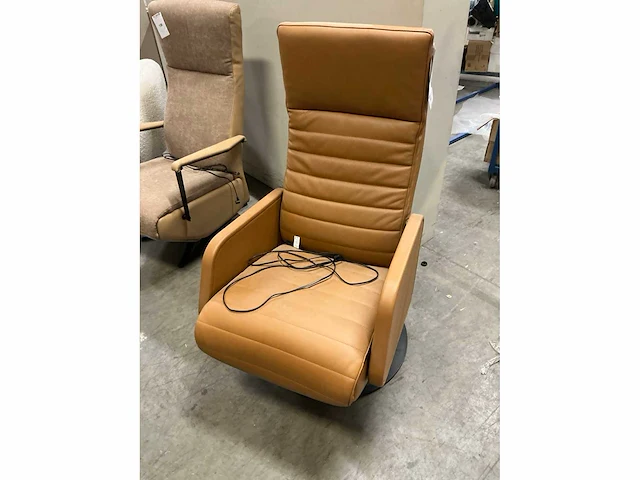 Recor seating elektrische lederen relaxfauteuil - afbeelding 2 van  8
