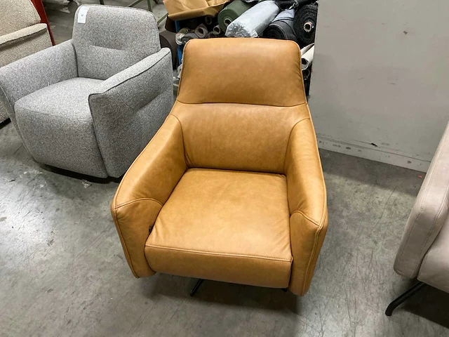 Recor seating lederen relaxfauteuil - afbeelding 2 van  8