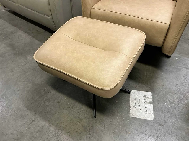 Recor seating lederen relaxfauteuil - afbeelding 3 van  7