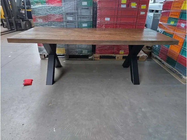 Rect-220 - mango eetkamertafel 220x110 - afbeelding 2 van  8