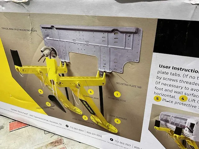 Rectorseal mighty bracket mini-split overige aannemersmateriaal - afbeelding 2 van  2