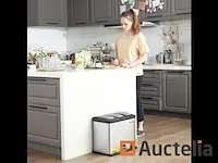 Recycling vuilnisbakken, 3-in-1 pedaal vuilnisbakken - afbeelding 5 van  6