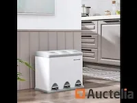 Recycling vuilnisbakken, 3-in-1 pedaal vuilnisbakken - afbeelding 1 van  7