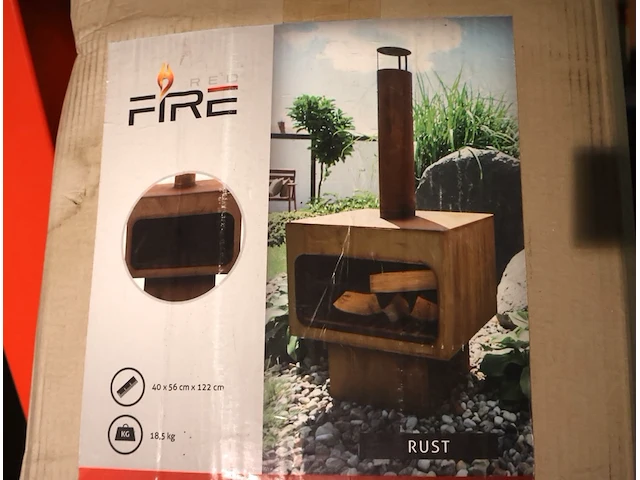 Red fire jersey xl fireplace - afbeelding 2 van  3