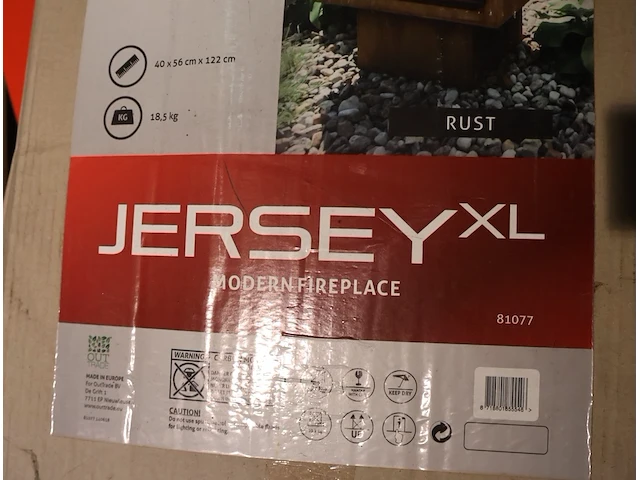 Red fire jersey xl fireplace - afbeelding 3 van  3