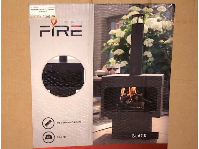 Red fire jersey xl fireplace - afbeelding 2 van  3