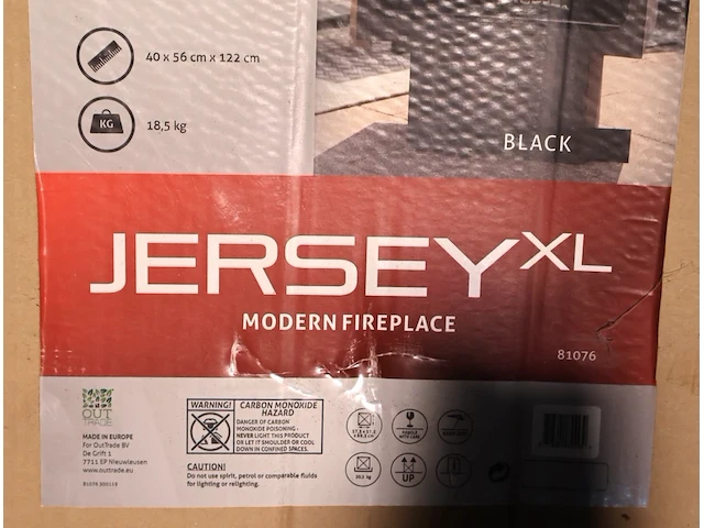 Red fire jersey xl fireplace - afbeelding 3 van  3