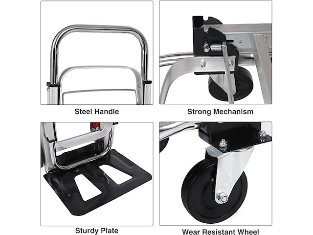 Redcamp 2-in-1 aluminium handtruck - afbeelding 5 van  6