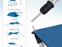 Redcamp aluminium tentstokken (2 stuks) - afbeelding 3 van  7