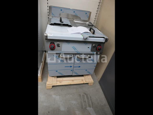 Redfox fe90/80 17g dubbele friteuse op gas - afbeelding 8 van  12
