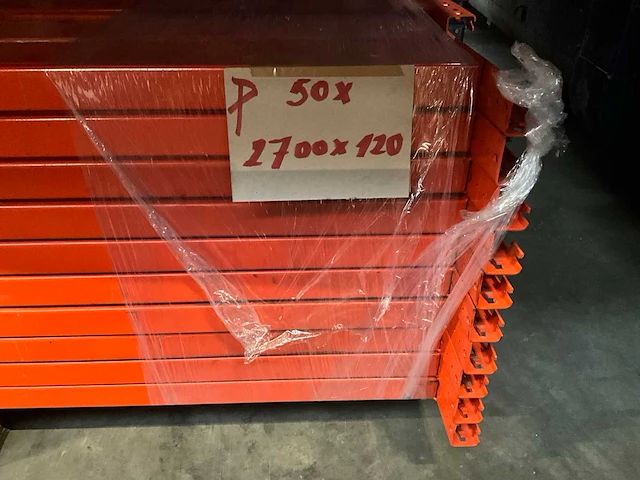 Redirack gedemonteerde liggers palletstelling (50x) - afbeelding 2 van  3