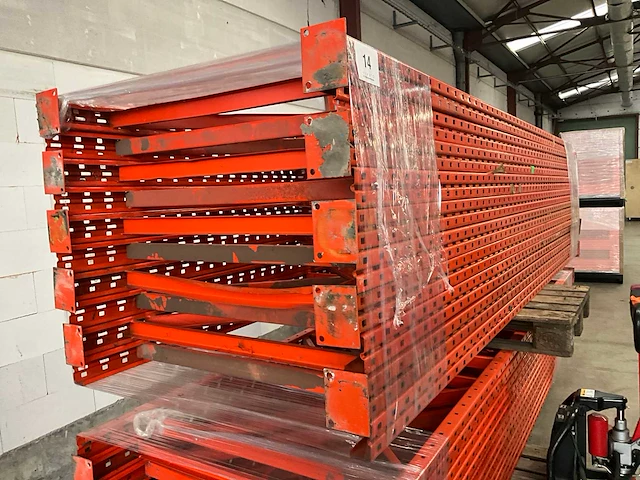 Redirack type m gedemonteerde staanders palletstelling (10x) - afbeelding 1 van  4