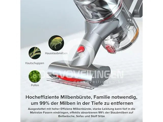 Redroad v17 accu handheld vacuum cleaner - afbeelding 2 van  8