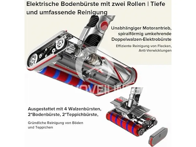 Redroad v17 accu handheld vacuum cleaner - afbeelding 6 van  8