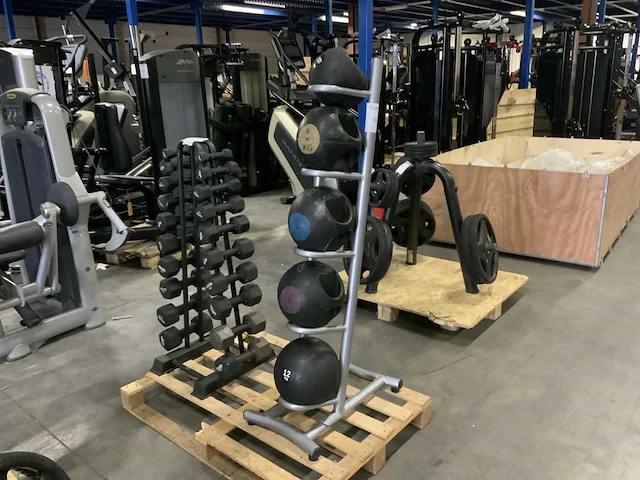 Reebok medicine balls inclusief rek krachtstation - afbeelding 1 van  4