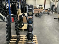 Reebok medicine balls inclusief rek krachtstation - afbeelding 3 van  4