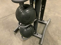 Reebok medicine balls met rek krachtstation - afbeelding 6 van  7