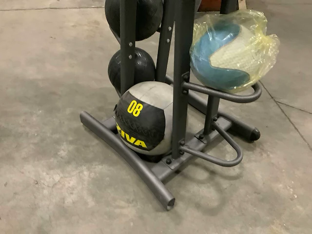Reebok medicine balls met rek krachtstation - afbeelding 7 van  7
