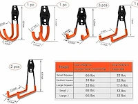 Reehi 10 x garage opberghaken - afbeelding 2 van  4