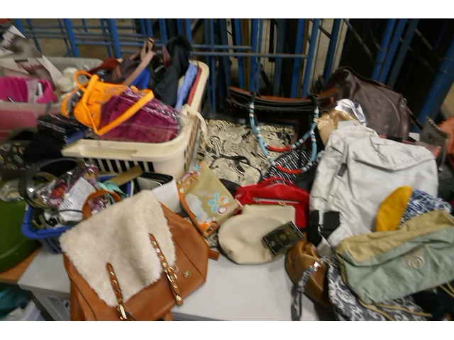 Reeks diverse draagtassen, handtassen en koffers - afbeelding 10 van  11