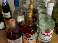 Reeks flessen rum en vodka 12 stuks - afbeelding 1 van  3