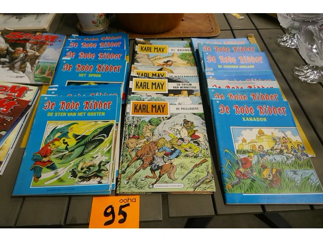 Reeks strips oude uitgaves : de rode ridder en karl may - afbeelding 1 van  4