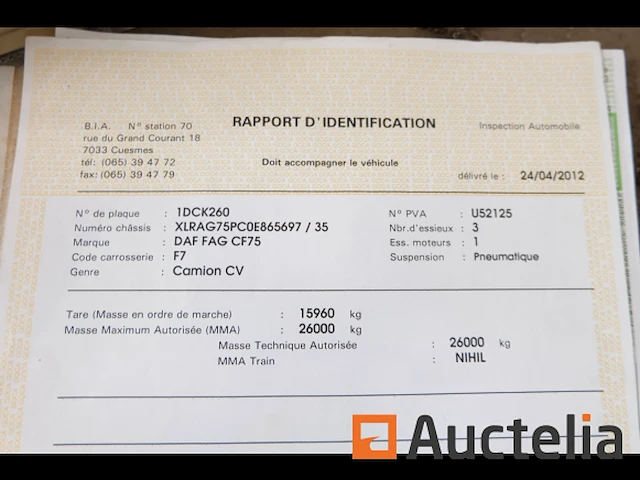 Ref : 9 - vuilniswagen dafcf75 - afbeelding 17 van  29