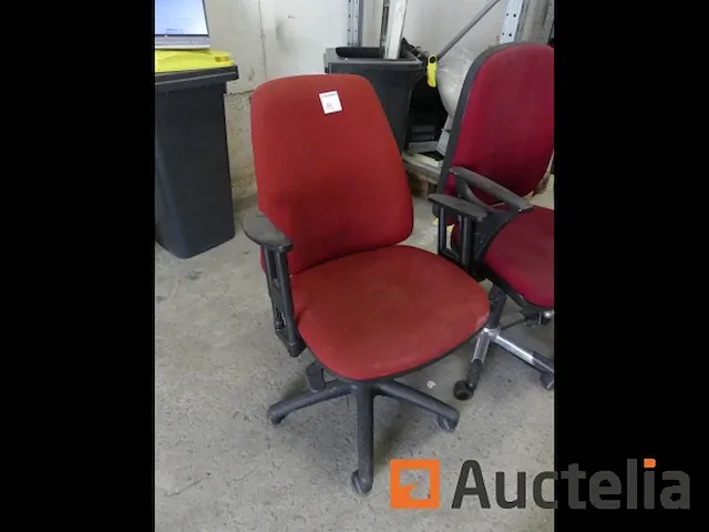 Ref appro-014-8 stoelen van bureautafel op wielen, 11 stoelen - afbeelding 10 van  12