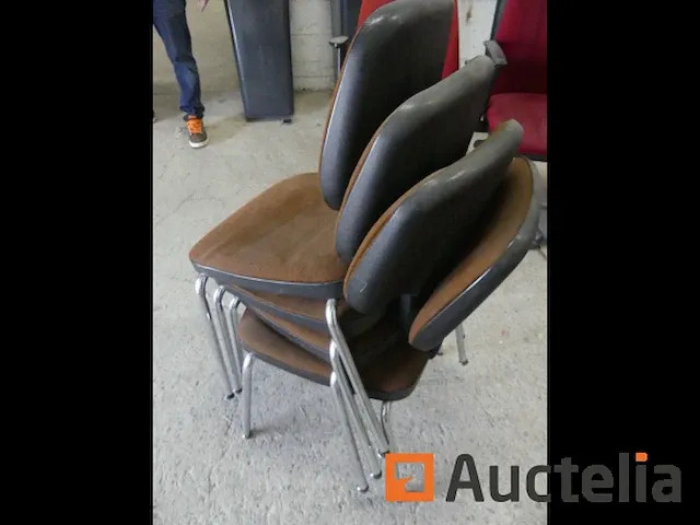 Ref appro-014-8 stoelen van bureautafel op wielen, 11 stoelen - afbeelding 12 van  12