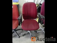 Ref appro-014-8 stoelen van bureautafel op wielen, 11 stoelen - afbeelding 1 van  12
