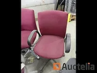 Ref appro-014-8 stoelen van bureautafel op wielen, 11 stoelen - afbeelding 3 van  12