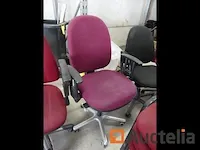 Ref appro-014-8 stoelen van bureautafel op wielen, 11 stoelen - afbeelding 9 van  12