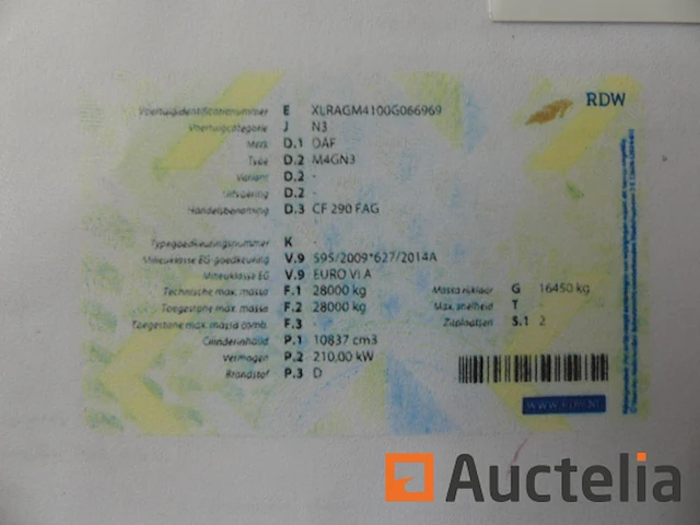 Ref:01-bgf-8 - daf cf290fag vuilniswagen (2015-268.697 km) - afbeelding 25 van  48