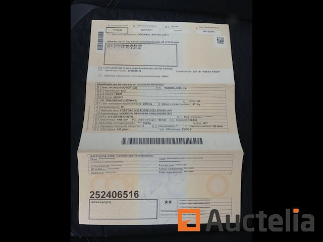 Ref:1-cio-895 - hyundai ix35 auto - chassisnummer: tmaju81vacj235246 - afbeelding 7 van  9