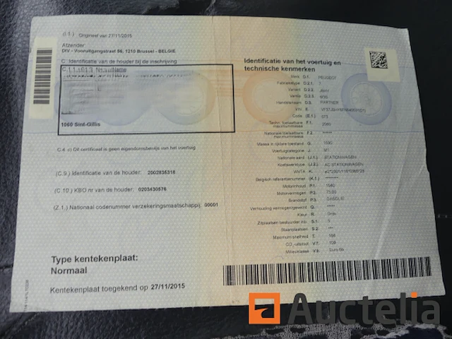 Ref:1-ltc-038 - peugeot partner tipi car - chassisnummer: vf37jbhy6fn540031 - afbeelding 14 van  25