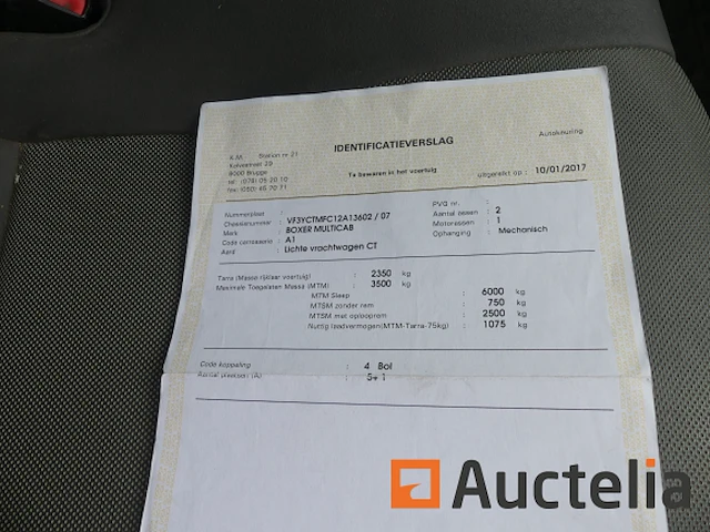 Ref:1-lxd-193 - peugeot boxer dubbele cabine bestelwagen - chassisnummer: vf3yctmfc12a13602 - afbeelding 29 van  36