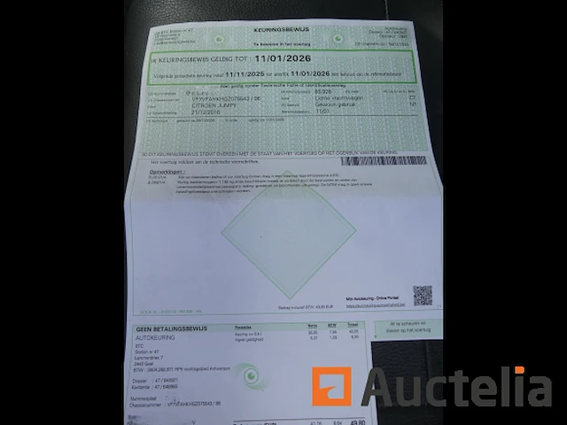 Ref:1-rgt-760 - citroen jumpy bestelwagen (2016-86.466 km) - chassisnummer: vf7vfahkhgz075543 - afbeelding 26 van  33
