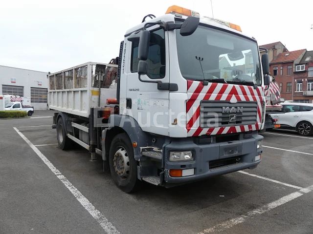 Ref:10231 - kiepwagen met kraan man tgm 18.240(vin: wman08zz89y231476) - afbeelding 1 van  42