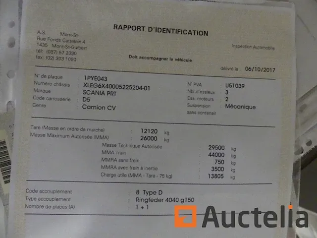 Ref:1208 - container vrachtwagen scania cb6x4/b30 - afbeelding 40 van  51