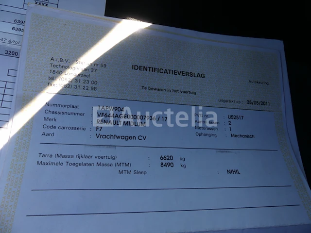 Ref:1338 - vuilniswagen renault midlum 190dxi (2011-140.758 km) - afbeelding 18 van  42