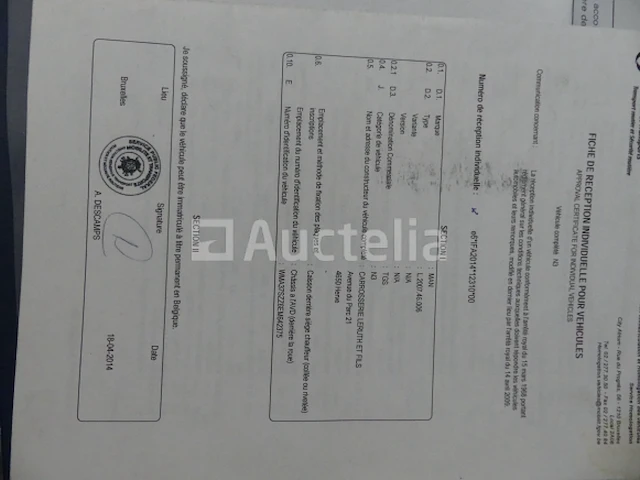 Ref:1375 - container vrachtwagen man tgs (2014-539.189 km) - afbeelding 31 van  52
