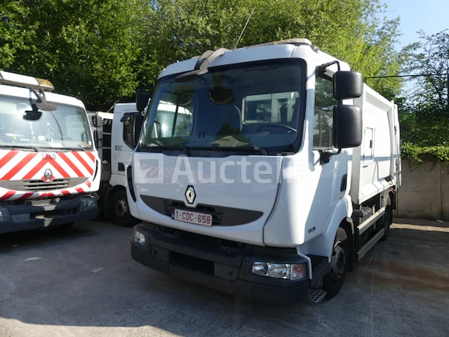 Ref:1380 - renault midlum 180dxi vuilniswagen (2011-183.874 km) - afbeelding 1 van  36