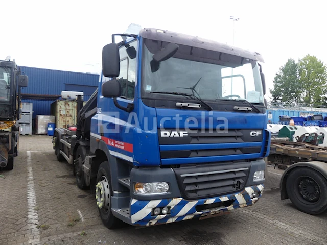 Ref:1415 - containervrachtwagen met kraan daf ax85 mc5-7-5 (2009-532.626 km) - afbeelding 1 van  65